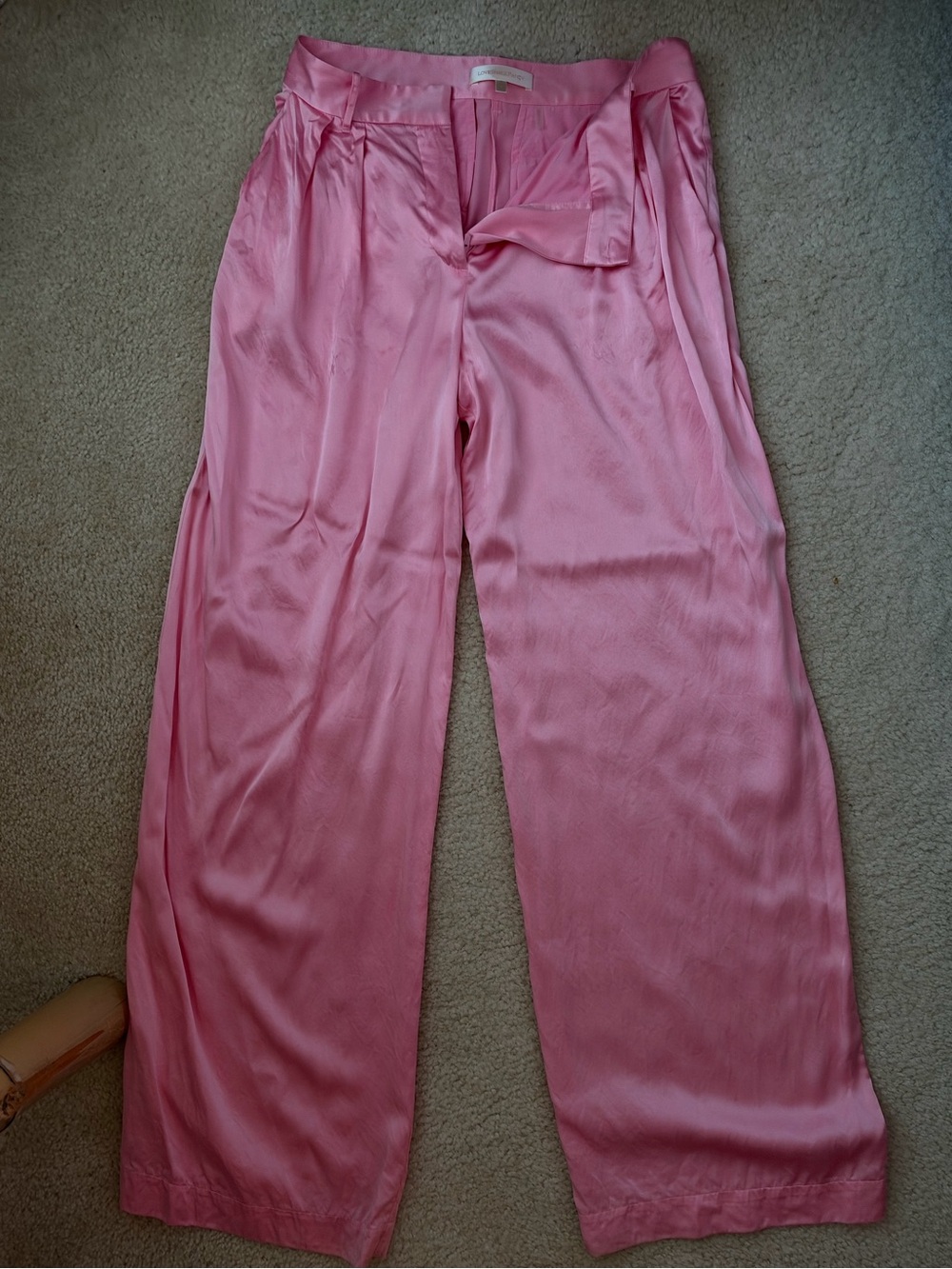 LoveShackFancy Silk Pants